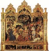 Gentile da Fabriano Adoration of the Magi and Other Scenes china oil painting artist